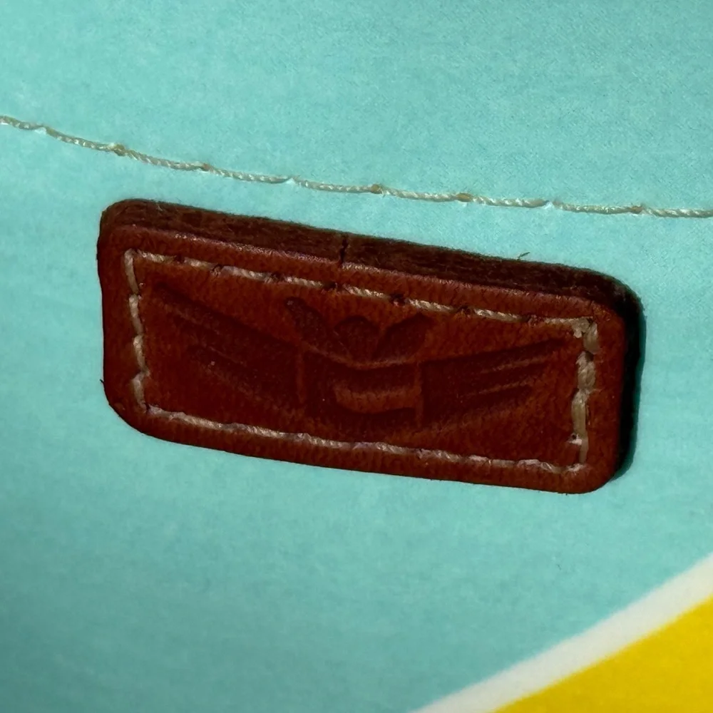 Consuela Turquoise Banana Print Tote - Picture 5 of 9
